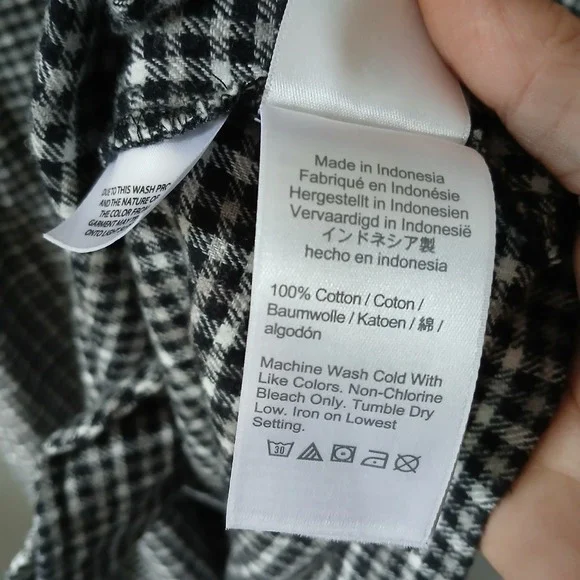 J.Crew Women's Size Xs Small Dress Flannel Checkered Puff Sleeve Pockets Buttons - Picture 12 of 15